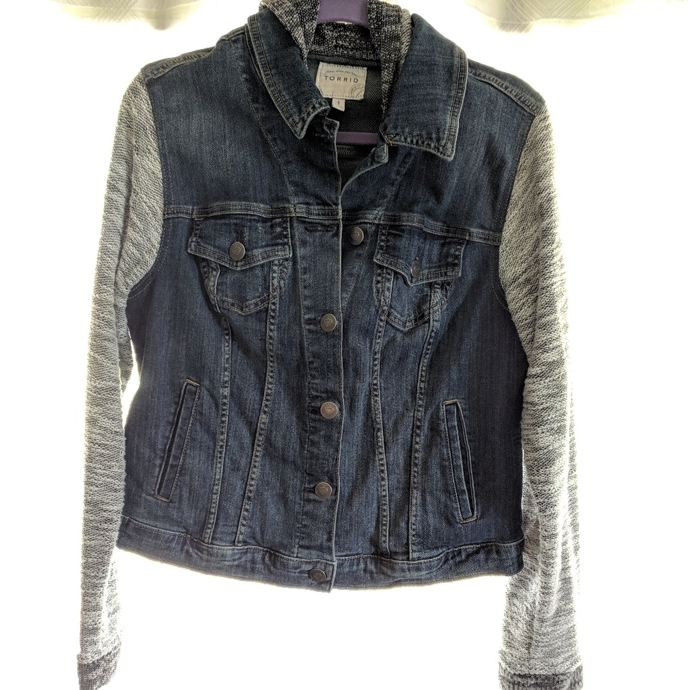 Torrid Jean Jacket Size 1